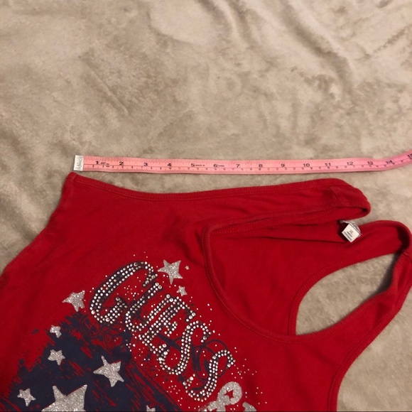 Vintage Americana Red/Blue/White Guess Tank Top - Picture 4 of 8